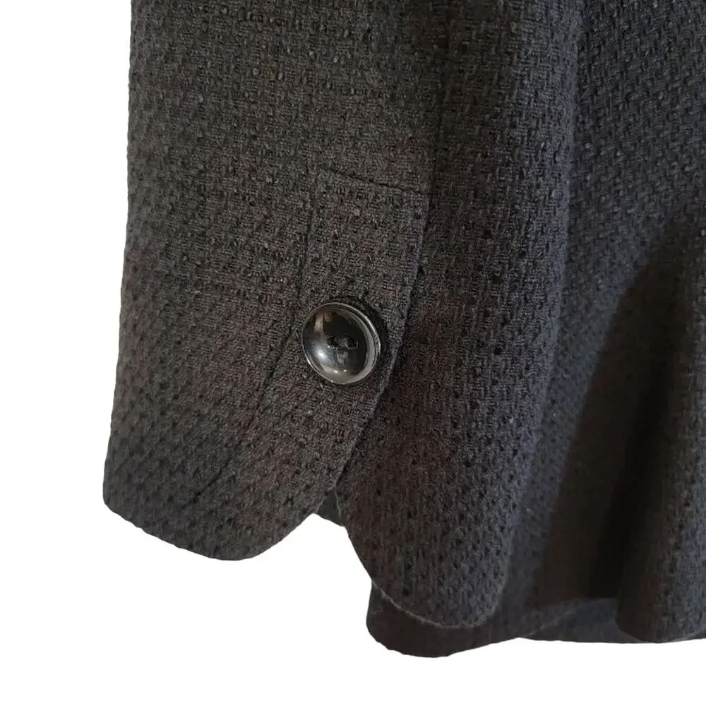 Dana Buchman Black Blazer Women's Sz 4P‎ Qtr Sleeve Lined Sport Coat - Picture 6 of 12